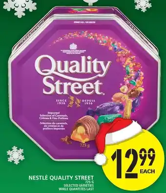 Food Basics Nestlé quality street offer