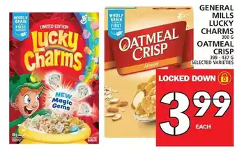Food Basics General mills lucky charms | oatmeal crisp offer