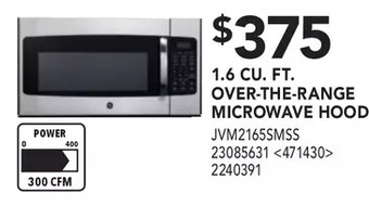 RONA 1.6 cu. ft. over-the-range microwave hood offer