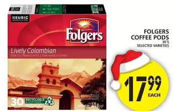Food Basics Folgers coffee pods offer
