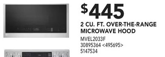 RONA 2 cu. ft. over-the-range microwave hood offer
