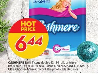 Sobeys Cashmere bath tissue offer