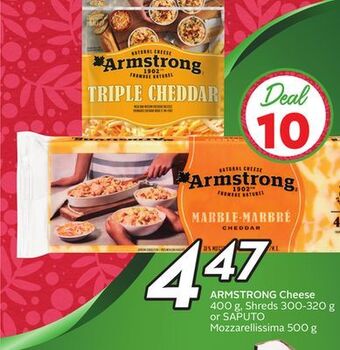 Sobeys Armstrong cheese offer