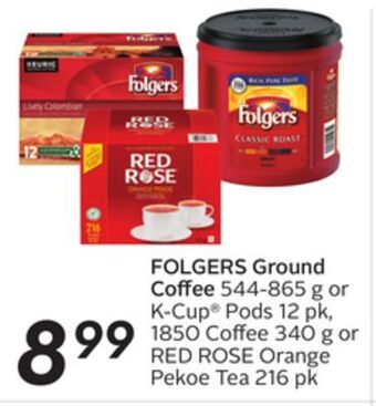 Sobeys Folgers ground coffee offer