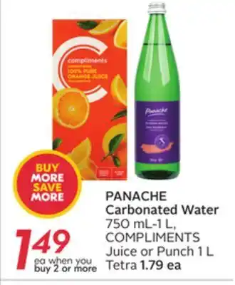 Sobeys Panache carbonated water offer