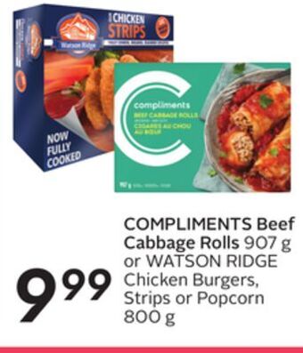 Sobeys Compliments beef cabbage rolls offer