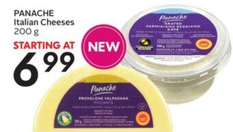 Sobeys Panache italian cheeses offer