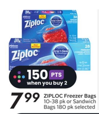 Sobeys Ziploc freezer bags offer