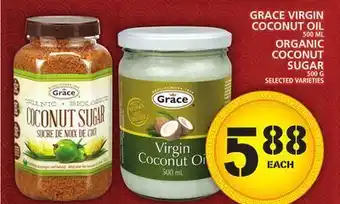 Food Basics Grace virgin coconut oil offer