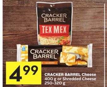 Foodland Cracker barrel cheese 400 g or shredded cheese 250-320 g offer