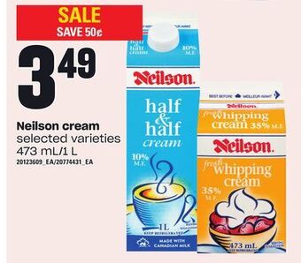 Loblaws Neilson cream, 473 ml/1 l offer