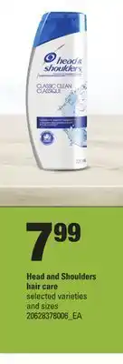 Loblaws Head and shoulders hair care offer