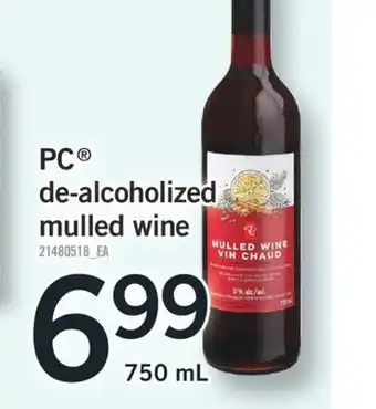 Fortinos Pc® de-alcoholized mulled wine, 750 ml offer
