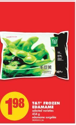 No Frills T&t® frozen edamame, 454 g offer