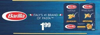 Fortinos Barilla pasta offer