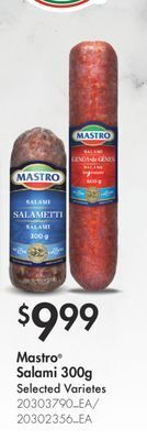 Fortinos Mastro® salami, 300g offer