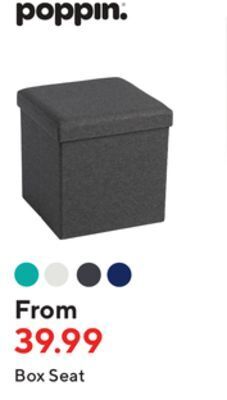 Staples Poppin® box seat offer