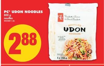No Frills Pc® udon noodles, 800 g offer