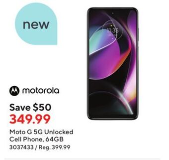 Staples Motorola moto g 5g unlocked cell phone 64 gb offer