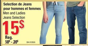 Sushi Shop Men and ladies jeans selection offer