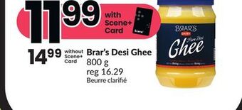 Chalo FreshCo Brar's desi ghee 800 g offer