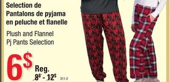 Sushi Shop Plush and flannel pj pants selection offer