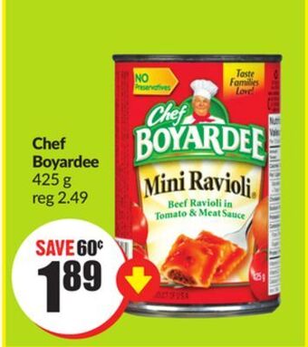 Chalo FreshCo Chef boyardee 425 g offer