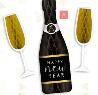 Party City Amscan new year's honeycomb hanging decorations offer