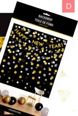 Party City Amscan bsg happy new year deluxe scene setter kit offer
