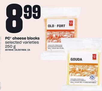 Zehrs Markets Pc® cheese blocks, 250 g offer
