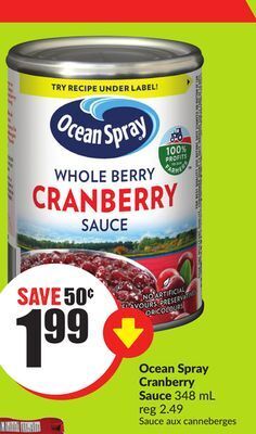 Chalo FreshCo Ocean spray cranberry sauce 348 ml offer