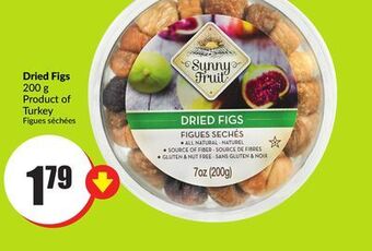 FreshCo Dried figs 200 g product of turkey offer
