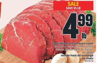 Valu-mart Rôti de haut de surlonge de choix offer