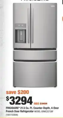 Home Depot Frigidaire french door refrigerator offer