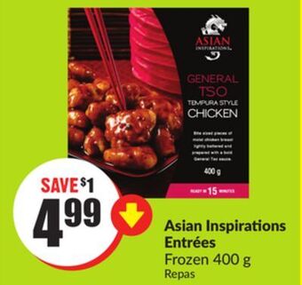 FreshCo Asian inspirations entrees frozen 400 g offer