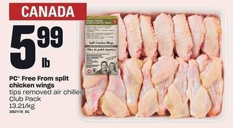 Zehrs Markets Pc® free from split chicken wings offer