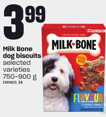 Zehrs Markets Milk bone dog biscuits, 750-900 g offer