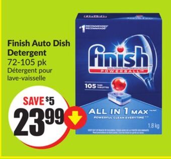 FreshCo Finish auto dish detergent 72-105 pk offer
