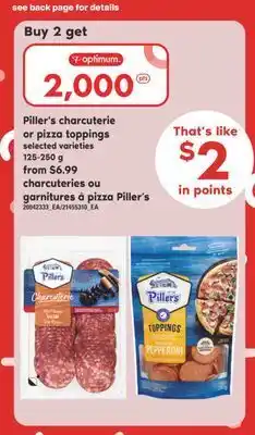 Valu-mart Charcuteries ou garnitures à pizza piller's offer