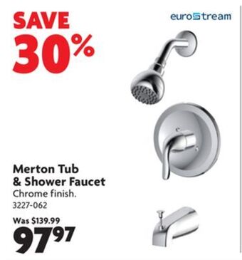 Home Hardware Merton tub & shower faucet offer