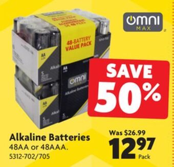 Home Hardware Alkaline batteries offer