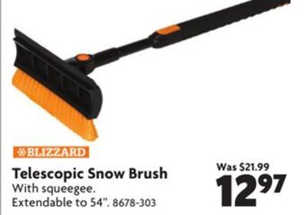 Home Hardware Telescopic snow brush offer