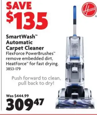 Home Hardware Smartwash™ automatic carpet cleaner offer