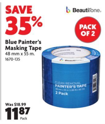 Home Hardware Blue painter's masking tape offer