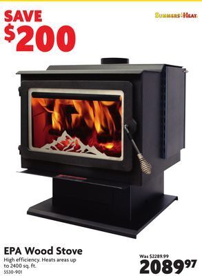 Home Hardware Epa wood stove offer
