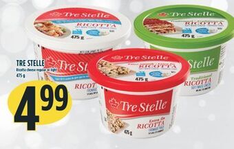 Marché Adonis Tre stelle ricotta cheese regular or light offer