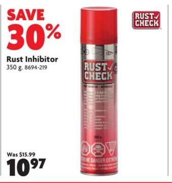Home Hardware Rust inhibitor offer