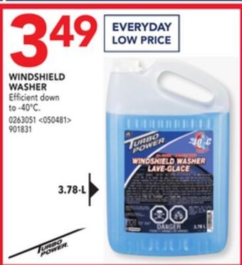 RONA Turbo power windshield washer offer