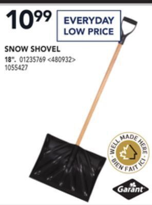 RONA Garant snow shovel 18" offer
