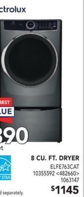 RONA Electrolux 8 cu. ft. dryer offer